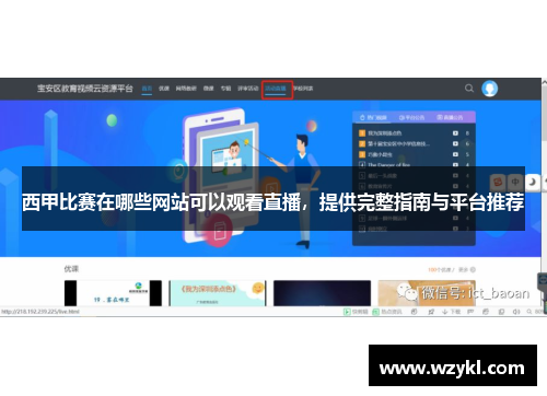 西甲比赛在哪些网站可以观看直播，提供完整指南与平台推荐